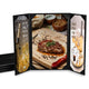 TheLAShop 8-1/2"x14" PU Leather Menu Cover Holders 5ct/pk, Gate-view 3-View Image