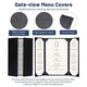 TheLAShop 8-1/2"x14" PU Leather Menu Cover Holders 5ct/pk Image