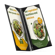 TheLAShop 4-1/4"x11" PU Leather Menu Cover Wine List Drinks Menu 5ct/pk Image