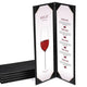 TheLAShop 4-1/4"x14" PU Leather Menu Cover Wine List Drinks Menu 5ct/pk, Book Style 2-View Image