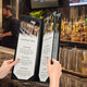 TheLAShop 4-1/4"x14" PU Leather Menu Cover Wine List Drinks Menu 5ct/pk Image
