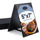 TheLAShop Table Tent Restaurant Wedding Card Holder, 5x7in 5ct/pk Image