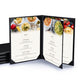 TheLAShop 8-1/2"x11" PU Leather Menu Book Covers 5ct/pk, Book Style 4-View Image