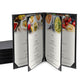 TheLAShop 8-1/2"x11" PU Leather Menu Book Covers 5ct/pk, Book Style 6-View Image