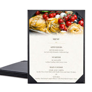 TheLAShop 8-1/2"x11" PU Leather Menu Book Covers 5ct/pk, Single-View Image