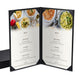 TheLAShop 8-1/2"x14" PU Leather Menu Cover Holders 5ct/pk, Book Style 2-View Image