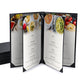 TheLAShop 8-1/2"x14" PU Leather Menu Cover Holders 5ct/pk, Book Style 6-View Image