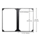 TheLAShop 8-1/2"x14" PU Leather Menu Cover Holders 5ct/pk Image