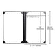 TheLAShop 8-1/2"x14" PU Leather Menu Cover Holders 5ct/pk Image