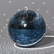 TheLAShop Blue Disco Ball for Mamma Mia Party Ocean Wedding, 12in Image