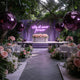 TheLAShop Purple Disco Ball for Mardi Gras Party Lavender Wedding Image