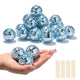 TheLAShop 1.6-in Small Disco Balls Wedding Event Decor 120ct, Blue Image