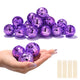 TheLAShop 1.6-in Small Disco Balls Wedding Event Decor 20ct/pk, Purple Image