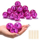 TheLAShop 1.6-in Small Disco Balls Wedding Event Decor 20ct/pk, Magenta Image