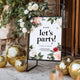 TheLAShop Gold Disco Ball for Garden Wedding Corporate Gala Image