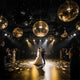 TheLAShop Gold Disco Ball for Garden Wedding Corporate Gala Image