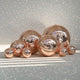 TheLAShop Rose Gold Disco Ball for Art Deco Wedding After Party, 5-Size Combo Image