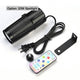 TheLAShop 16" Rotating Mirror Disco Ball with 8 RGB Spotlights, for Nightclub, Ballroom, & Events Image
