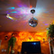 TheLAShop Rotating Disco Ball & RGB Spotlight Set for Nightclub, Retro Disco Image