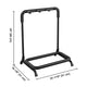 TheLAShop Multi Guitar Rack Stand Folding Bass Display 3/ 5/ 7/ 9 Options, 3 Guitar Stand Image