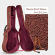 TheLAShop Backpack Guitar Case with Stand for Acoustic Guitar, Burnt Sienna Image