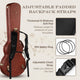 TheLAShop Backpack Electric Guitar Case with Stand for LP-Style Guitars Image