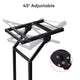 TheLAShop 12U Solid Steel Audio Mixer Rack with Crossbar 19" AV Cart Image