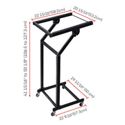 TheLAShop 12U Solid Steel Audio Mixer Rack 19" AV Cart Image