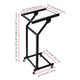 TheLAShop 12U Solid Steel Audio Mixer Rack 19" AV Cart Image