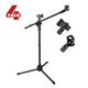 TheLAShop Mic Stand Boom Arm Adjustable Height 2'8" to 5'11", 4ct/pack Image