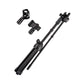 TheLAShop Mic Stand Boom Arm Dual Mic Mounts Height 2'8" to 5'11"
