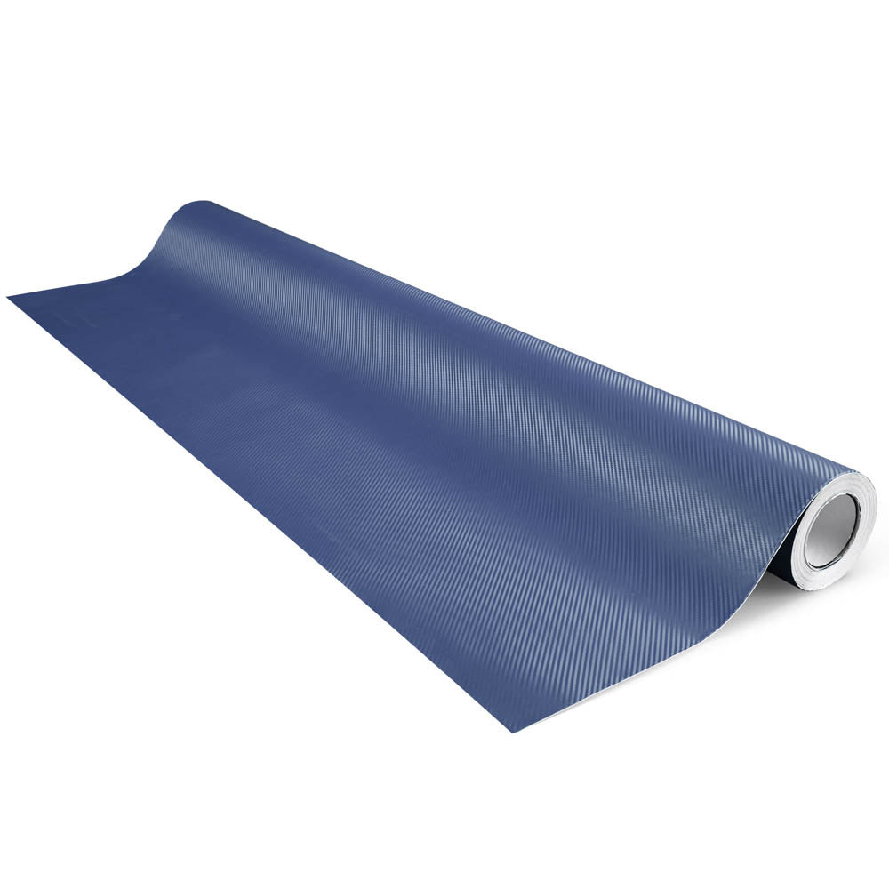 Holographic Blue Laser Chrome Carbon Fiber Vinyl Wrap Sheet - Car, Bike, Boat DIY