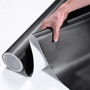 TheLAShop Carbon Fiber Wrap 3D Car Vinyl Roll Black(100ft, 50ft Options), 50ft x 5ft Image