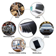 TheLAShop Carbon Fiber Wrap 100ft x 5ft 4D Vinyl Car Wrap Roll Black Image