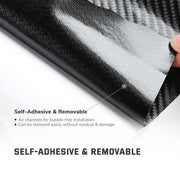 TheLAShop Carbon Fiber Wrap 100ft x 5ft 4D Vinyl Car Wrap Roll Black Image