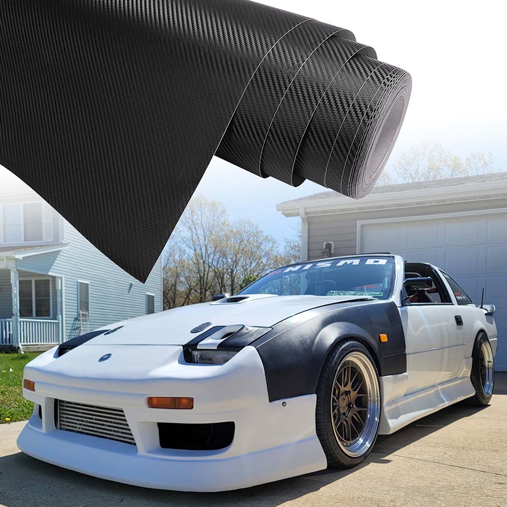TheLAShop Carbon Fiber Wrap 100ft x 5ft 4D Vinyl Car Wrap Roll
