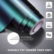 TheLAShop Chameleon Wrap Car Vinyl Wrap 3D 100ft, 50ft Options Image