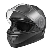 TheLAShop Modular Helmet RUN-M3 Flip Up DOT Matte Black, M(57-58cm) Image