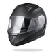 TheLAShop Modular Helmet RUN-M3 Flip Up DOT Matte Black, S(55-56cm) Image