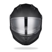 TheLAShop Modular Helmet RUN-M3 Flip Up DOT Matte Black, XL(61-62cm) Image