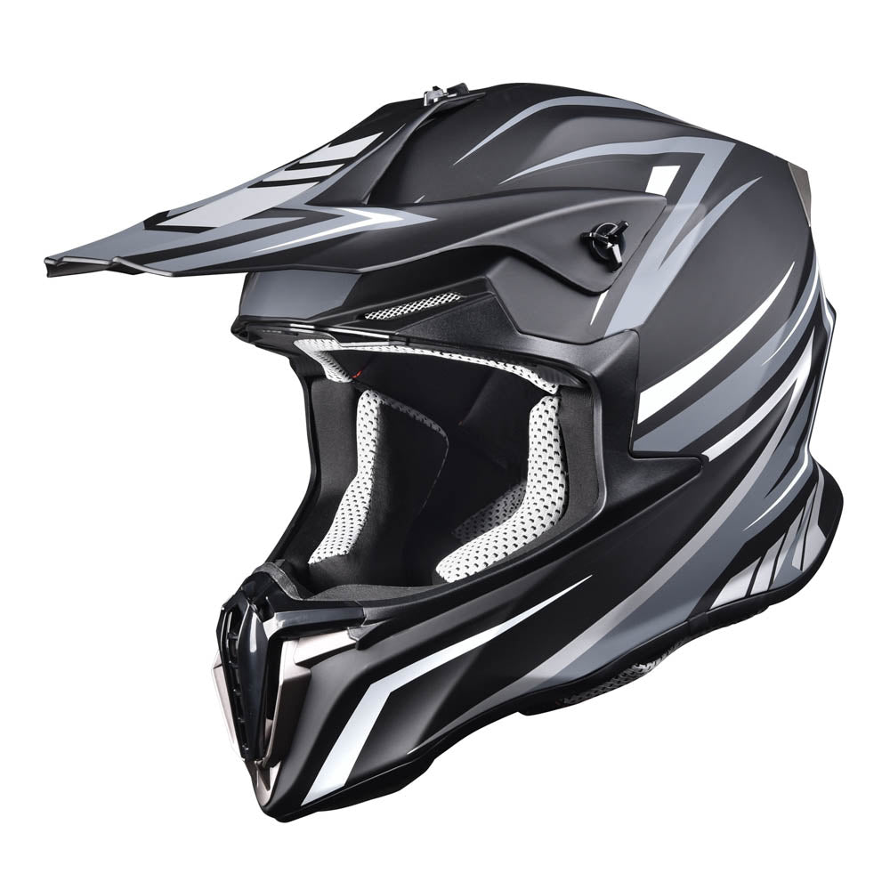 TheLAShop Black DOT Full Face Adult Offroad Helmet MX ATV Dirt Bike S-