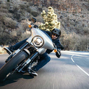 TheLAShop Helmet RUN-C Half Helmet DOT Glossy Black Image