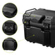 TheLAShop Rectangular Motorcycle Trunk with Backrest Scooter Top Case Image