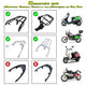 TheLAShop Rectangular Motorcycle Trunk with Backrest Scooter Top Case Image