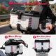 TheLAShop Rectangular Motorcycle Trunk with Backrest Scooter Top Case Image