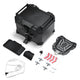 TheLAShop Rectangular Motorcycle Trunk with Backrest Scooter Top Case, 45L(Backrest & Quick Release) Image