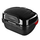 TheLAShop Motorcycle Trunk with Backrest Scooter Top Case Gloss Black Image