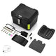 TheLAShop Rectangular Motorcycle Trunk with Backrest Scooter Top Case, 45L Image