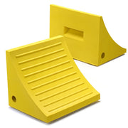 TheLAShop 50 in. Tire Wheel Chock (Pair), 99.2 Tons Load Capacity Image