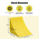TheLAShop 58 in. Tire Wheel Chock, 198.4 Tons Load Capacity Image